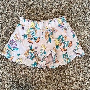 Carter's Floral Toddler Girl Shorts - Pink and Yellow Floral Print